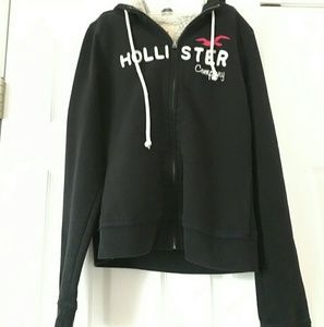Hollister sherpa-lined hoodie